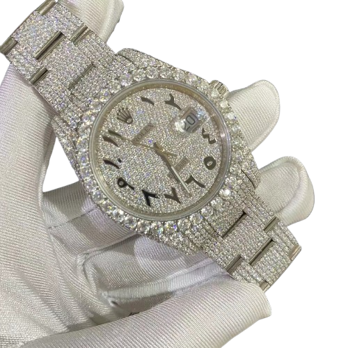 Moissanite Rolex Datejust M126334-0031 - Premium Aftermarket Luxury